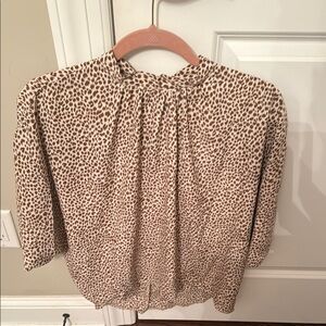 Leopard Print Blouse